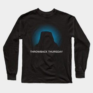 Throwback Thursday (Devil's Tower) Long Sleeve T-Shirt